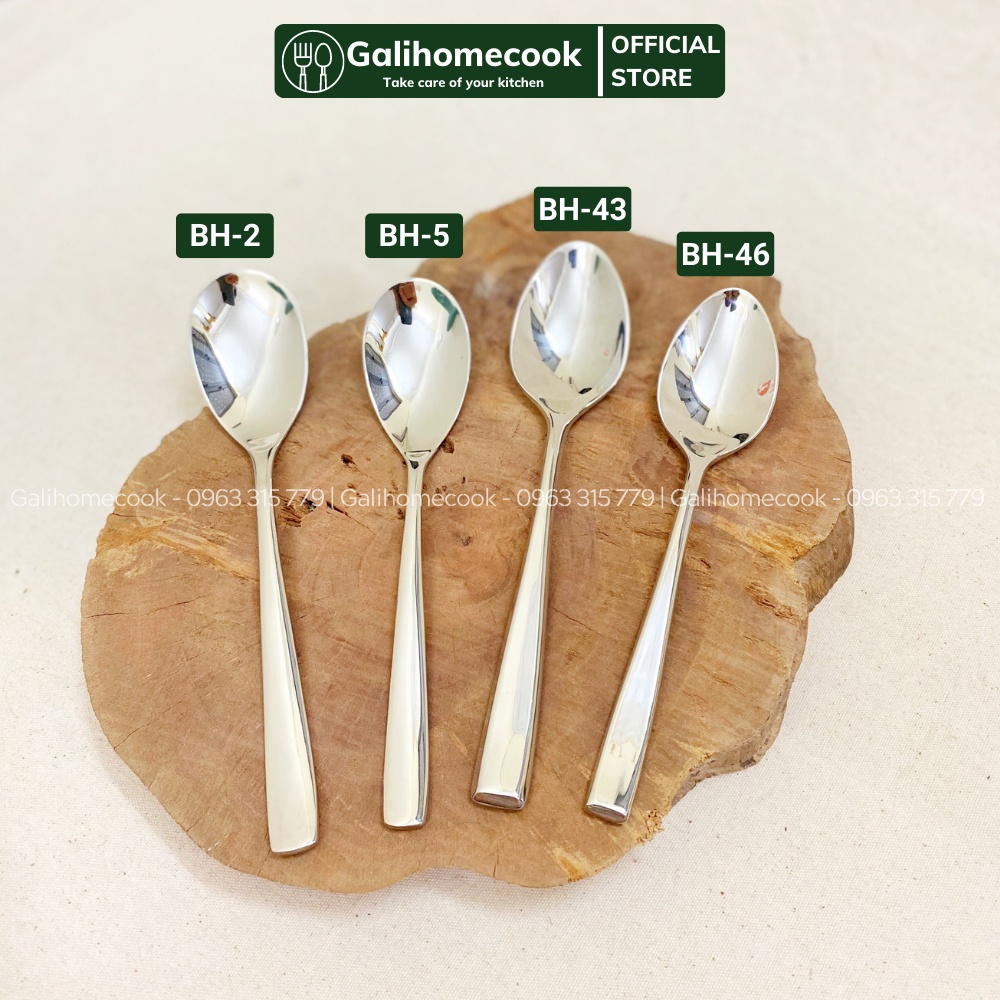 [XẢ LỖ] Thìa Muỗng INOX 304 ăn cơm, ăn phở, cháo cao cấp, sang trọng xuất dư hãng WMF, Zwilling,...Galihomecook