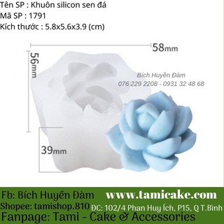 Khuôn silicon 4D- Sen đá
