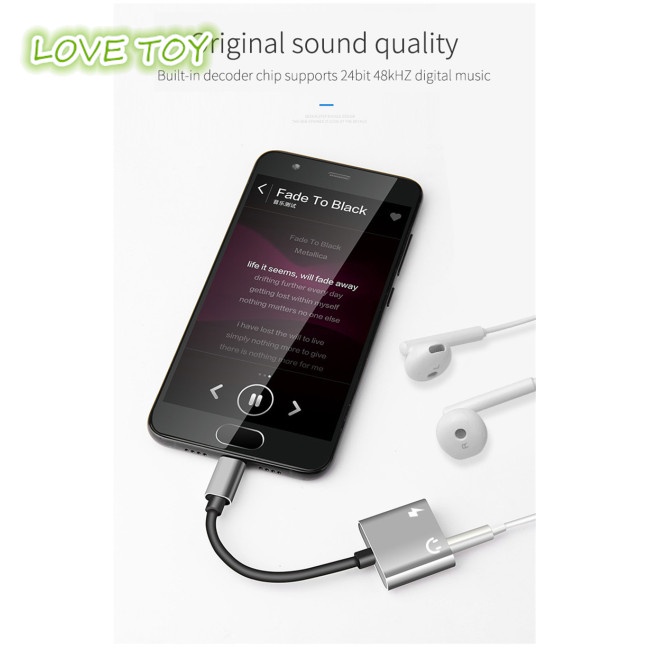 Dây Cáp Chuyển Đổi Cổng USB Type C Sang Cổng Âm Thanh 3.5mm Cho Samsung S8 Huawei mate 9 LG G5