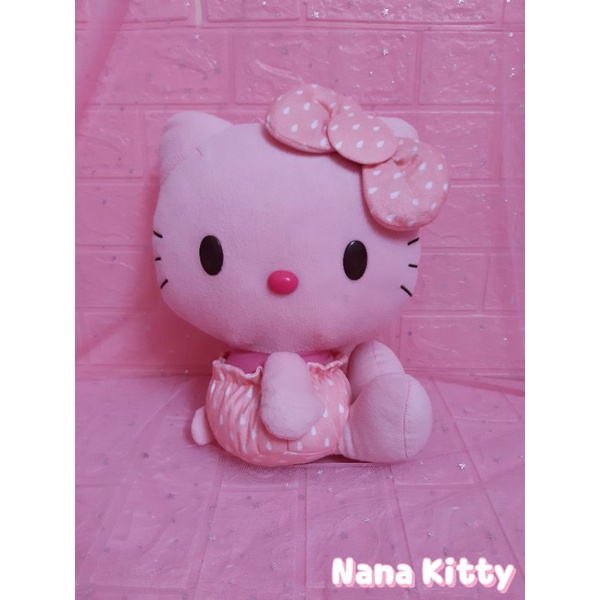 Gấu bông mèo Hello Kitty phiên bản body hồng (hiếm)