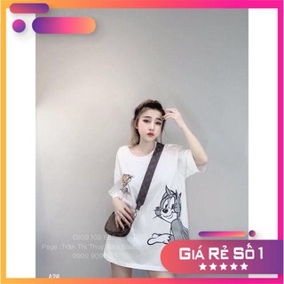 [GIẢM GIÁ] áo fom rộng-áo giấu quần-áo thun nữ KHUYẾN MẠI