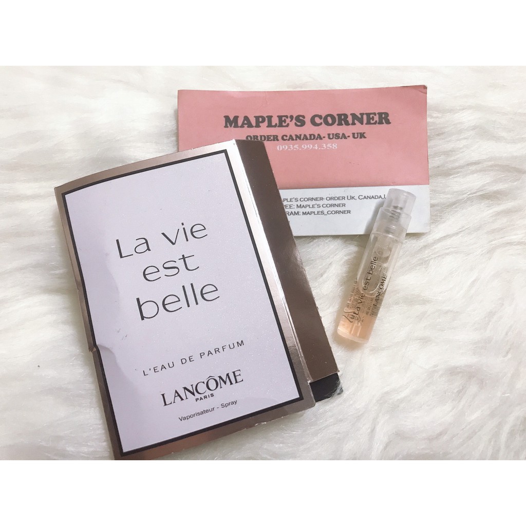 Mẫu thử Nước Hoa Vial Nữ Lancome La Vie Est Belle