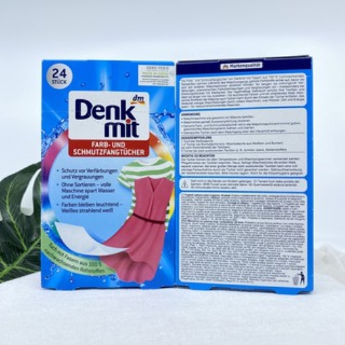 Giấy hút màu và chống phai màu quần áo Denkmit hàng nội địa Đức - Shop Dalavii