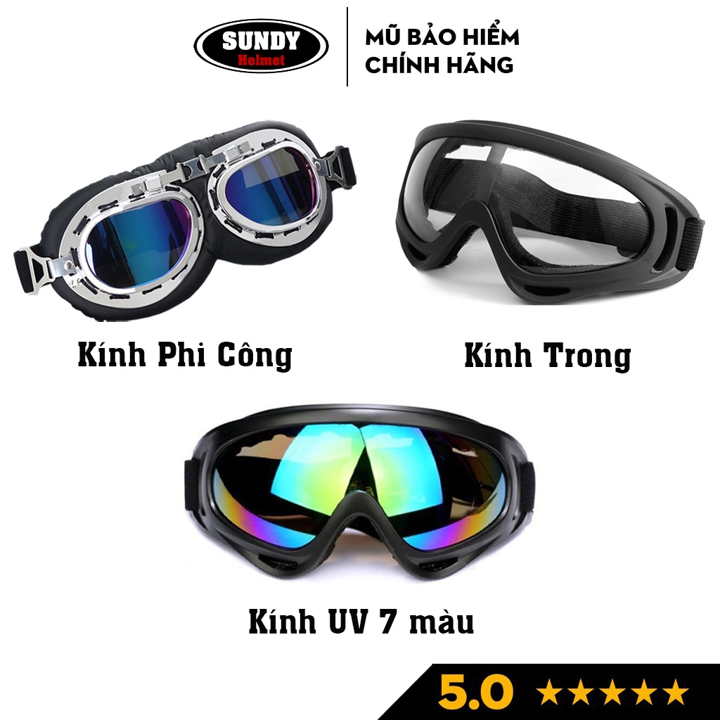 Nón bảo hiểm nửa đầu chính hãng SUNDY, dáng 1/2 tem hình người sắt IRONMAN mạnh mẽ, kèm kính UV, phi công