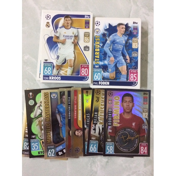 Bộ thẻ cầu thủ Match Attax