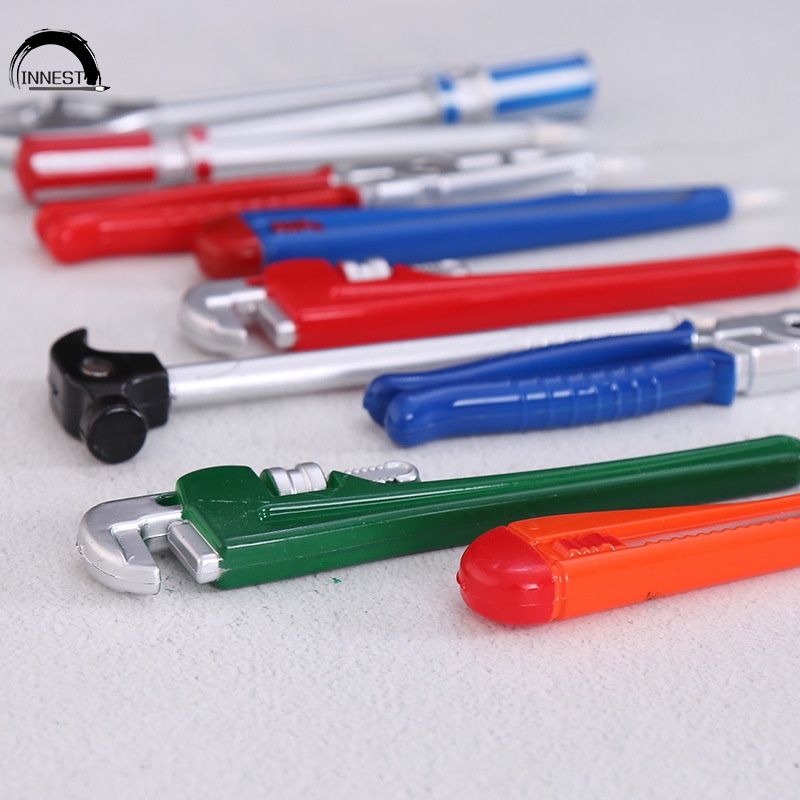 Bút bi mực đen ngòi 0.5mm hình dụng cụ cầm tay độc đáo tiện dụng cho trường học/văn phòng