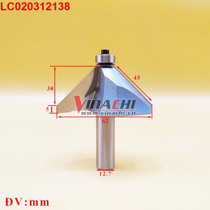 Mũi vát 45 độ bi LC0203 - 1-2x1-3-8