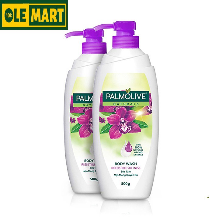 Sữa Tắm Palmolive Naturals Phong Lan Mịn Màng Quyến Rũ 500g