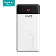 Romoss LT20-20.000mAh-2 Cổng USB Sạc Ra-3 Cổng Sạc Vào.Romoss-20.000mAh