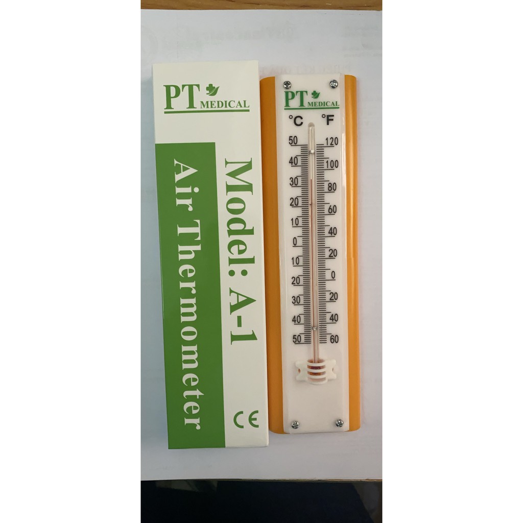 NHIỆT KẾ PT MEDICAL A-1 DÙNG ĐO NHIỆT ĐỘ PHÒNG HỘP 1 CÂY