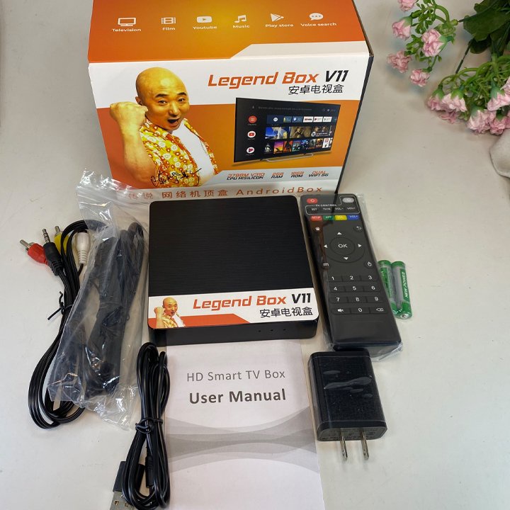Đầu androi TV ram 2G Legend Box V11 biến tivi thường thành smart tivi new,hàng chuẩn Phuzinshop