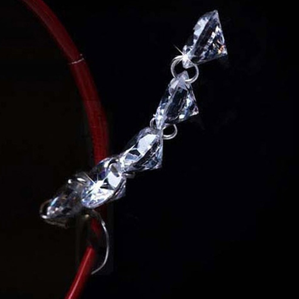 Đôi Khuyên Tai Dài Đính Đá Thời Trang Cho Nữ