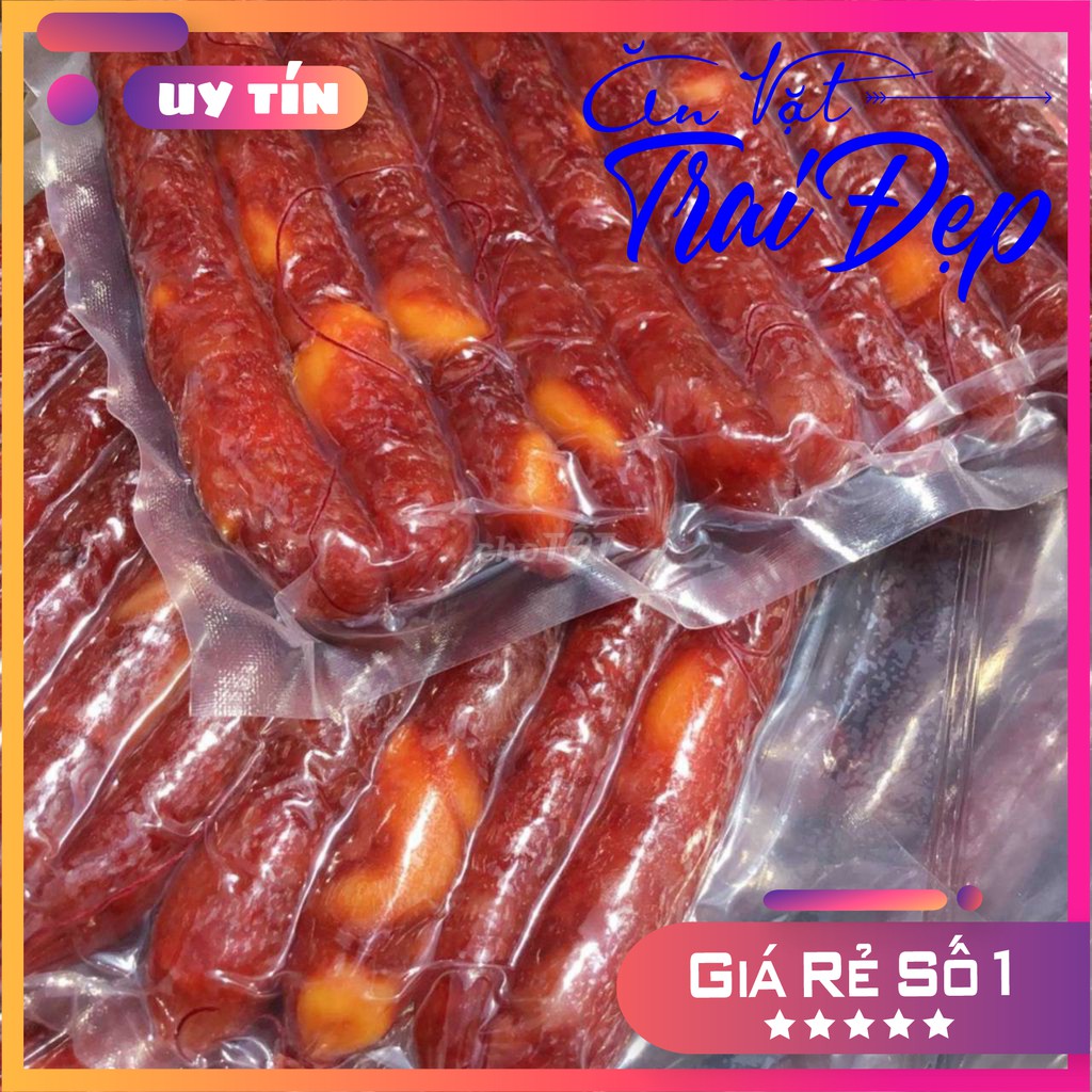 Lạp Xưởng Trứng Muối Trai Đẹp 500g