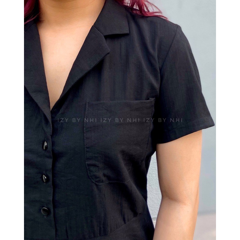 VÁY ĐẦM BIGSIZE CÓ CỔ DÁNG SUÔNG DÂY ĐAI BUỘC 2 KIỂU - DAILY DRESS - IZYBYNHI | BigBuy360 - bigbuy360.vn