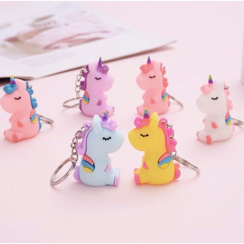 Móc Khoá Kì Lân UNICORN ngựa một sừng dễ thương