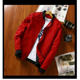 (Hot) Áo khoác phong cách Sơn Tùng màu đỏ đô thời trang - TT New