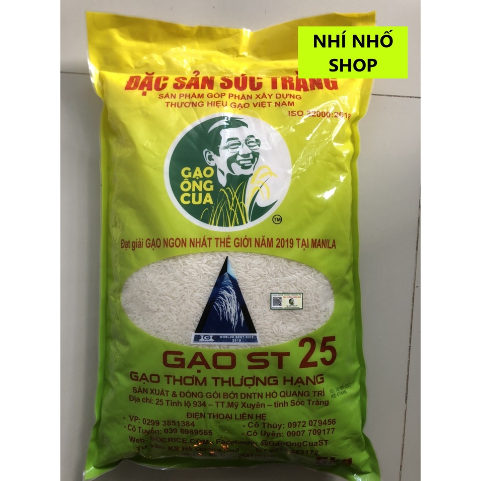 GẠO SÓC TRĂNG ST25 - Gạo ngon nhất thế giới
