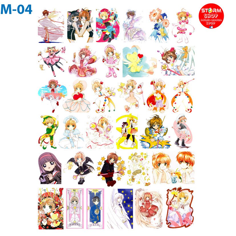 Bộ Sticker anime Card Captor Sakura