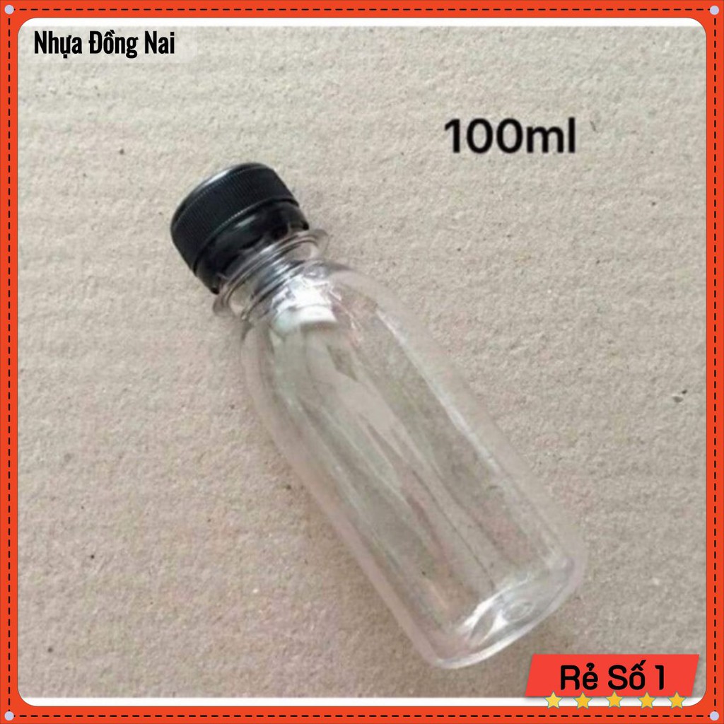 Chai Nhựa 100ml kèm Nắp - Chai Nhựa 50ml - Nhựa Đồng Nai