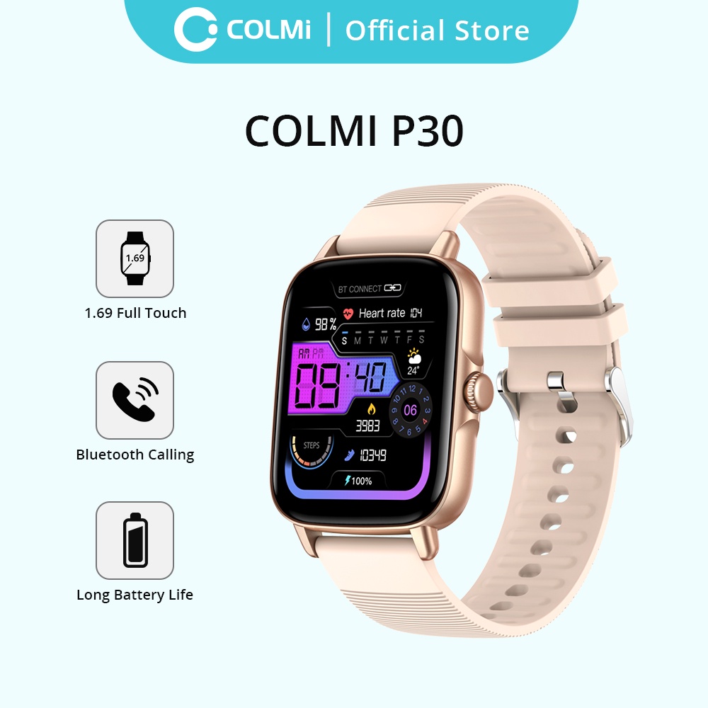 Đồng hồ thông minh COLMI P30 chống thấm nước ip67 kết nối bluetooth thumbnail