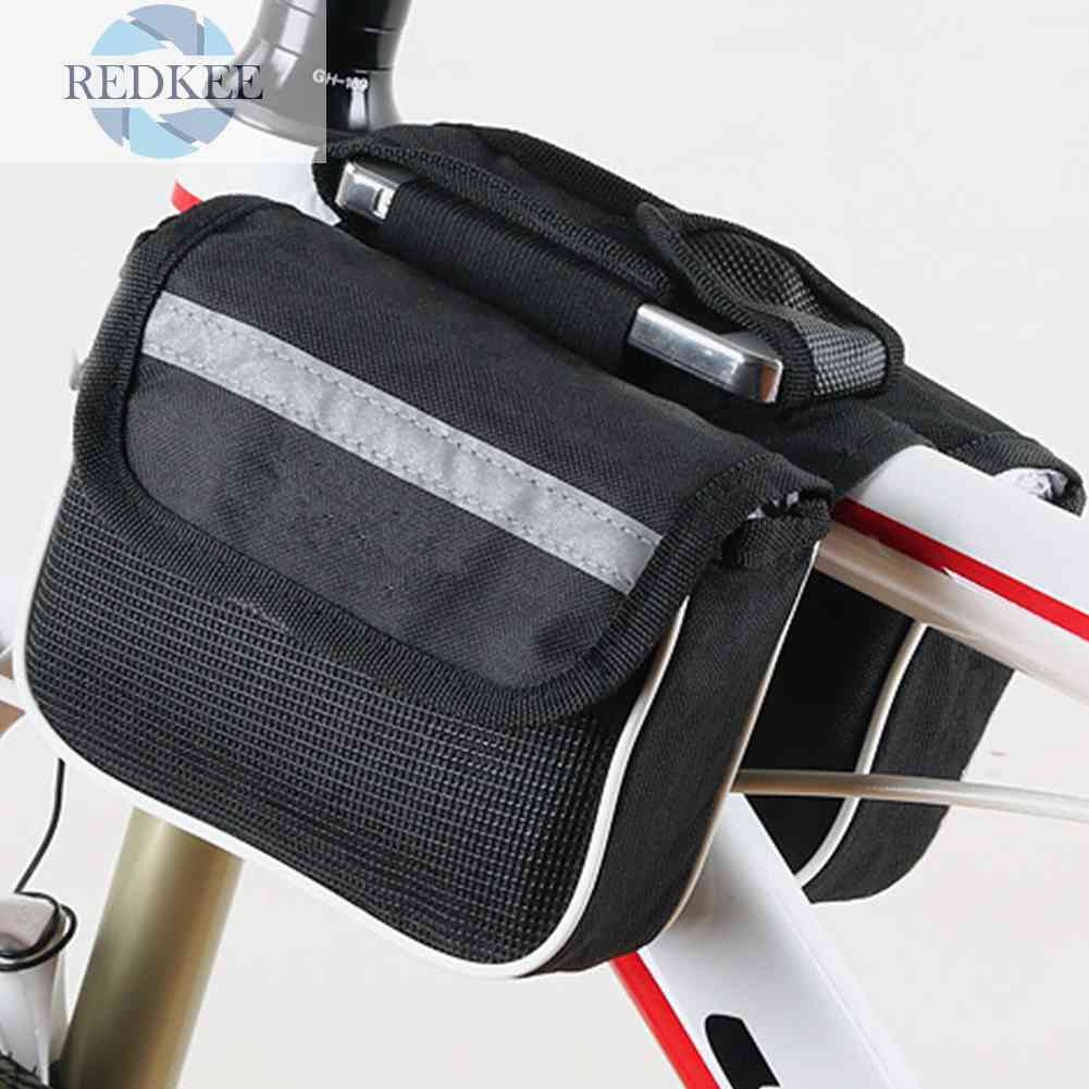 Túi Đựng Điện Thoại Gắn Khung Trước Xe Đạp Leo Núi Tiện Lợi