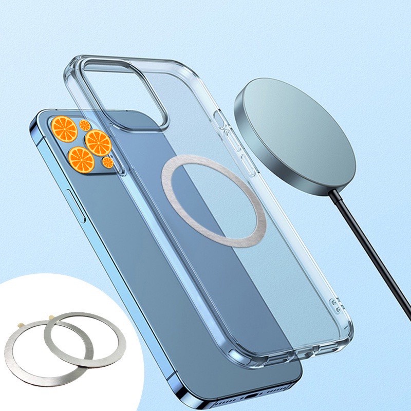 Vòng Nam Châm Phụ Kiện Hỗ Trợ Sạc Không Dây Cho IP 8 Plus 11 Pro Max Xs Xr Se 2020
