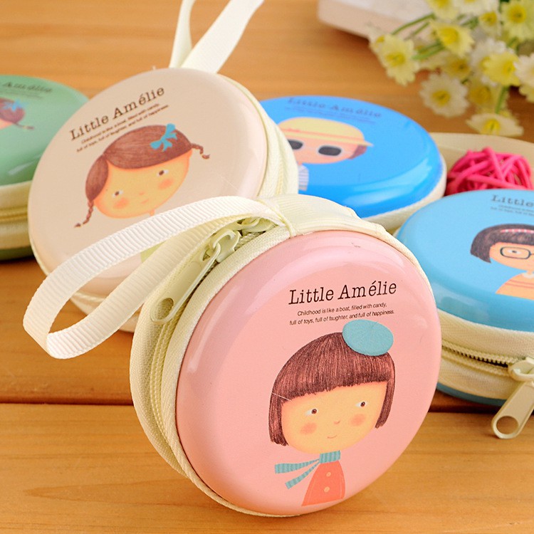 Hộp đựng tai nghe cáp sạc Little Amélie Dễ thương SUKAHOUSE H168