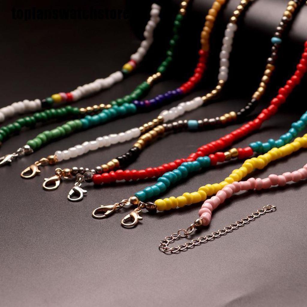 [toplanswatch] Vòng Cổ Choker Nhiều Màu Sắc Mặt Hình Ngôi Sao Nhỏ Phong Cách Bohemia