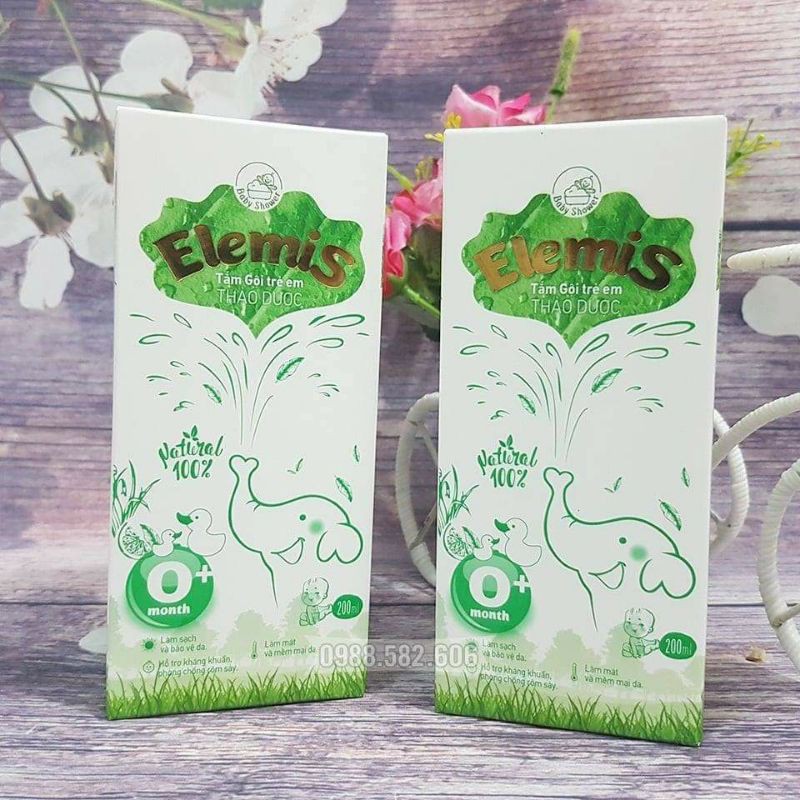 sữa tắm elemis cho bé