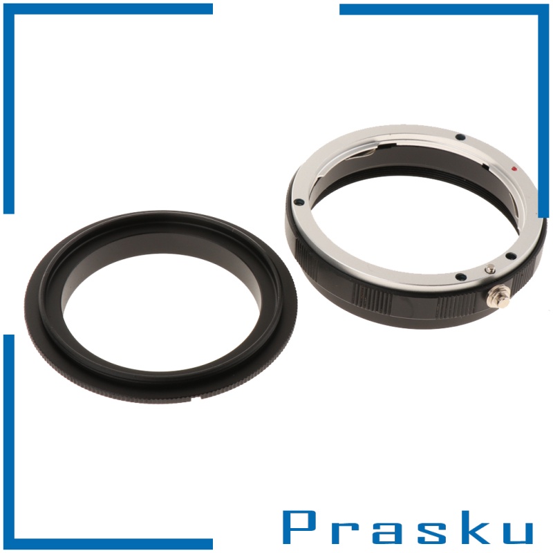 [PRASKU]Reverse Macro Adapter and 58mm Rear Lens Filter Ring For Canon EOS EF Mount