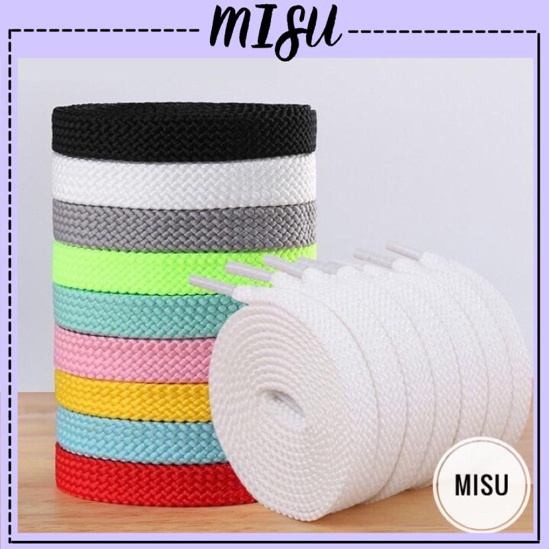 120cm Một Cặp 2 Dây Giày Thể Thao Bản Dẹp Vân To, Phụ Kiện Giày Sneakers - Misushop [phụ kiện thời trang]