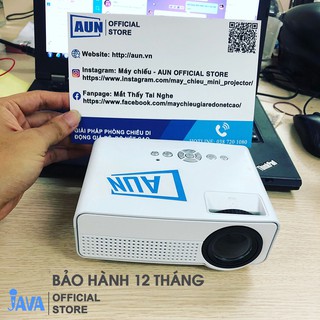 DFF [VIDEO THỰC TẾ CHIẾU MÁY] Máy chiếu mini AUN C40 hỗ trợ fullhd 1080p và kết nối với điện thoại, laptop, máy tính 52