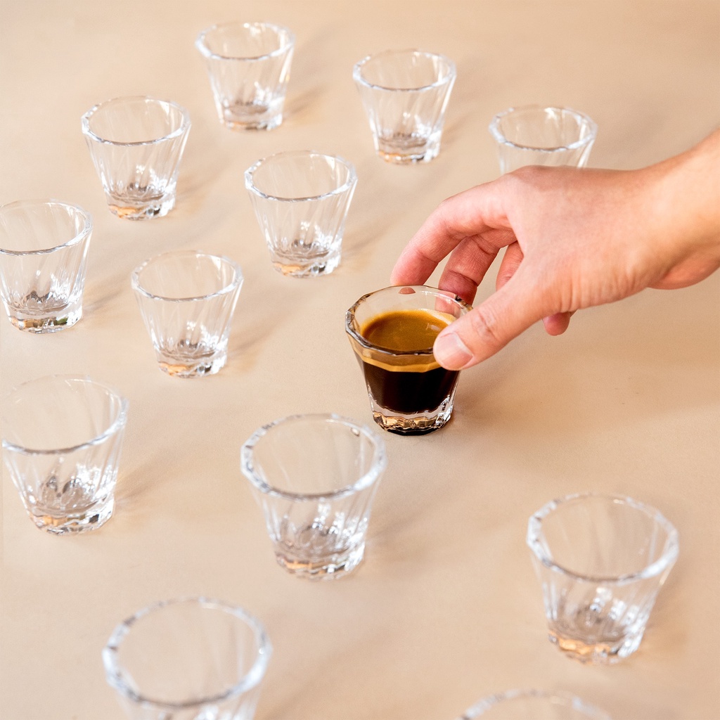 Ly Thuỷ Tinh Hoa Văn Cortado 120ml LOVERAMICS - Bộ Sưu Tập Ly Twisted