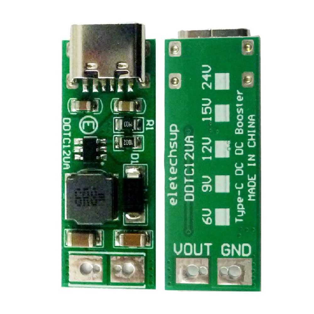 Mô Đun Tăng Áp Pcbfun 9W Type-C USB DC-DC 5V Sang 6V 9V 12V 15V 24V