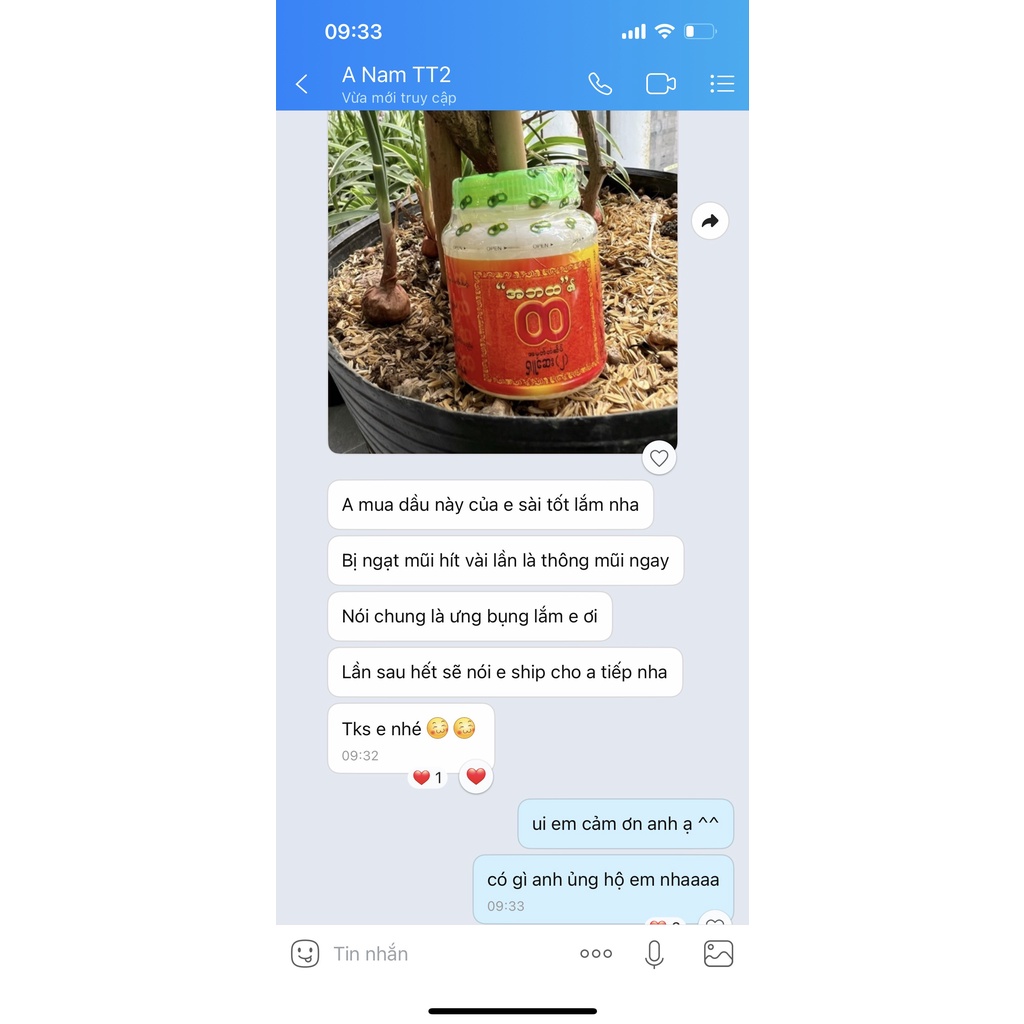 Dầu hít thông mũi Myanmar