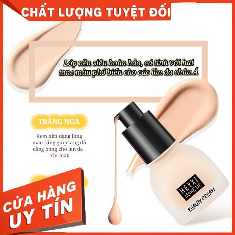 Kem nền dưỡng ẩm HEYXI che phủ khuyết điểm làm đều màu da Beauty Cream Skin Foundation 30ml HEYX14 | BigBuy360 - bigbuy360.vn