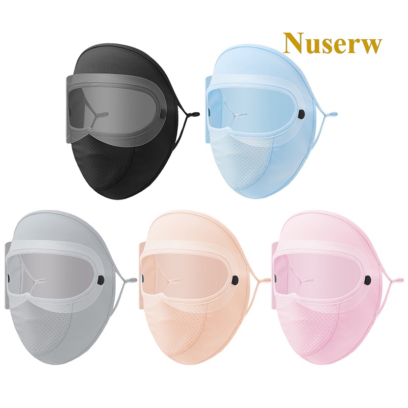 Khẩu Trang Chống Nắng Bằng Lụa Mát Bảo Vệ Toàn Diện Dành Cho Nam Nữ