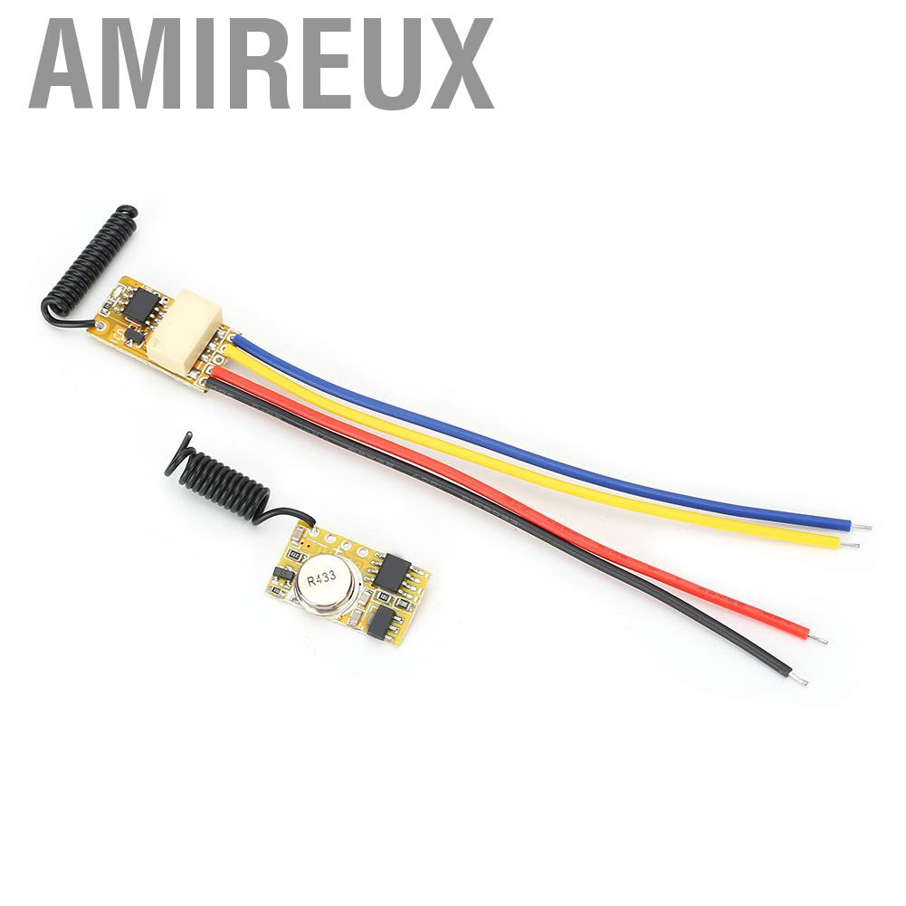 Amireux Mini remote switch 3.7V 4.5V 5V 6V Relay transmitter-receiver module with low