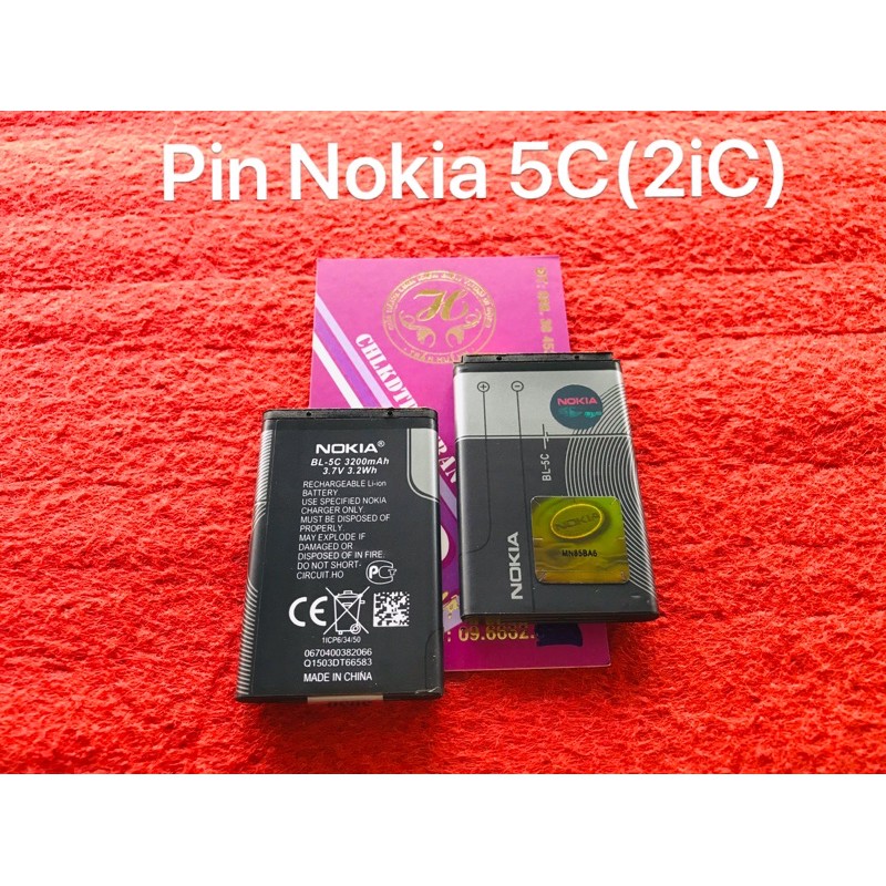 Pin Nokia BL-5C(2iC)3200mah chống phù pin