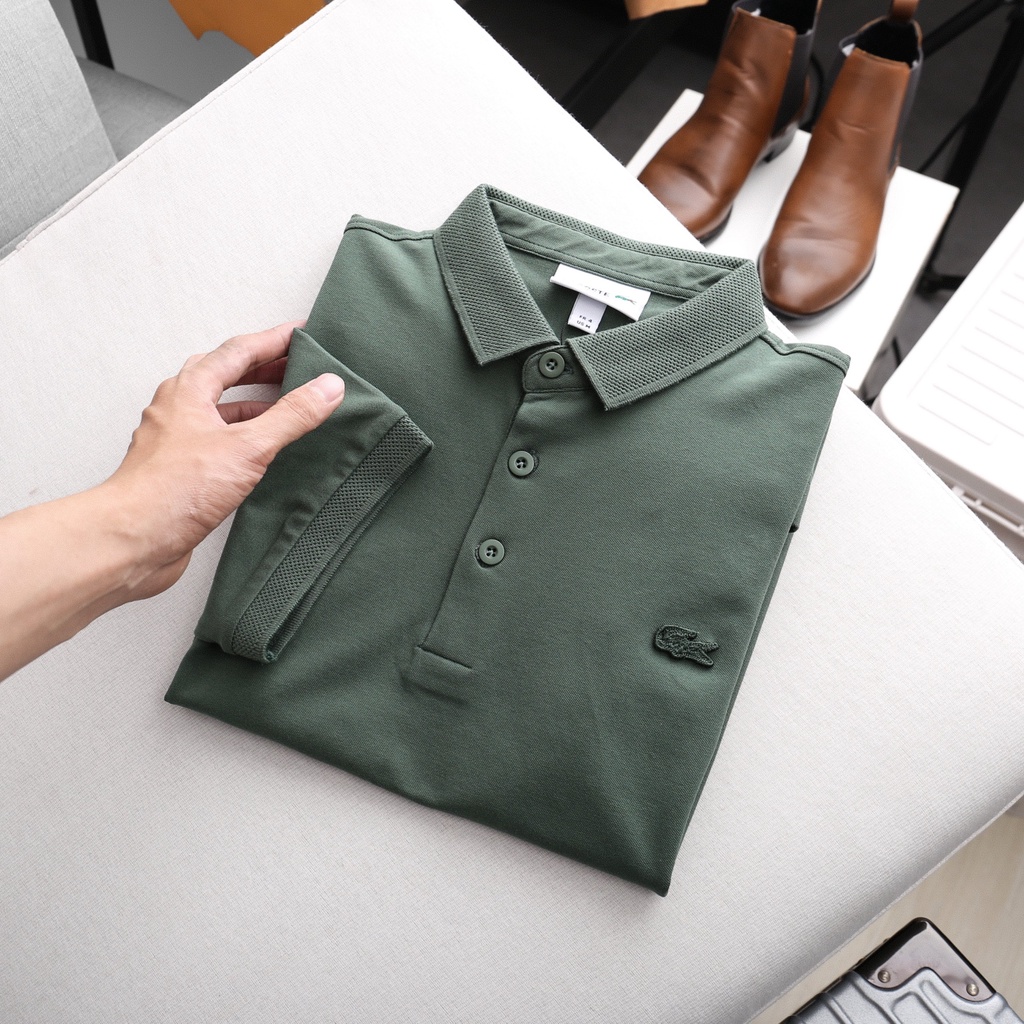 Áo Polo Nam Cổ dệt tổ ong Chất Vải Pique Xuất Xịn, Áo Thun Nam Cổ Bẻ Cotton Form Slim, Bigsize 95kg - 3bros
