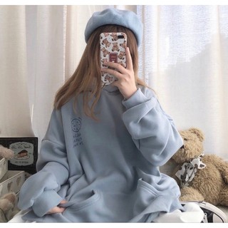 Áo Hoodie Xẻ Tà dễ thương ( form unisex)