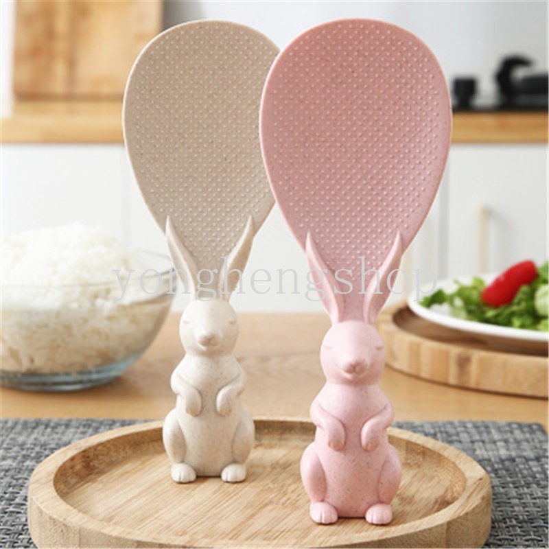 Muỗng Xới Cơm Chống Dính Hình Thỏ Dễ Thương