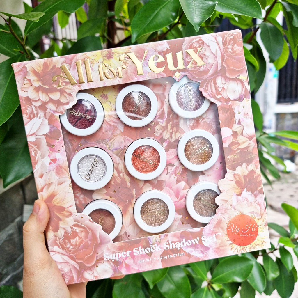 Set phấn mắt Colourpop Super Shock All for yeux 9 ô