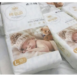 [CHÍNH HÃNG] Bỉm Dán/Quần Yiying Hơi thở bông NB26/S72/M60/L52/XL44/XXL40