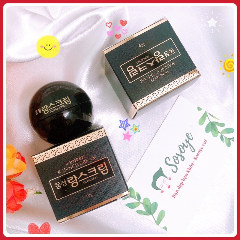 Kem Dưỡng Trắng Da Giãm Nám Dongsung Rannce Cream Mini 10ml