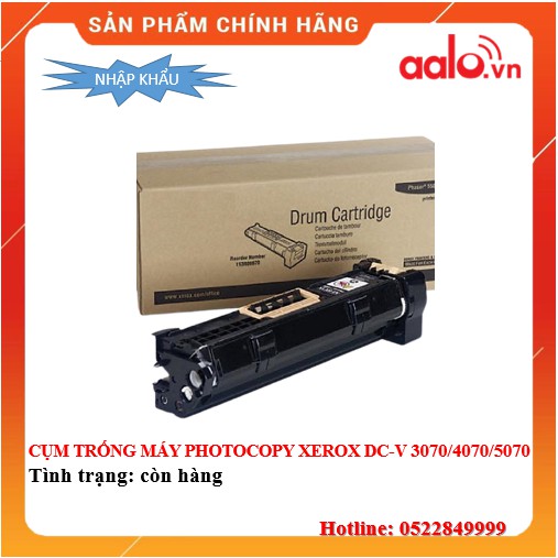 CỤM TRỐNG MÁY PHOTOCOPY XEROX DC- V 3070/4070/5070 (NHẬP KHẨU) - AALO.VN