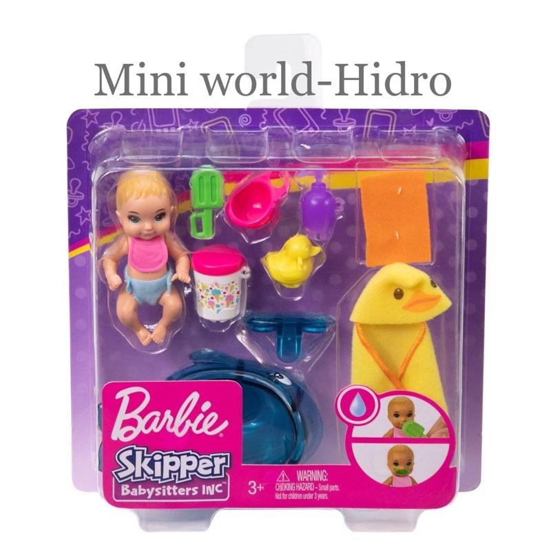 Búp bê Barbie Skiper Babysitter INC chính hãng, búp bê sơ sinh stacie full khớp.
