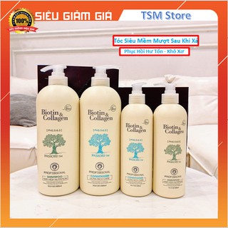 Dầu gội biotin Collagen Dầu gội dưỡng tóc ngăn rụng tóc 500ML -1000ML