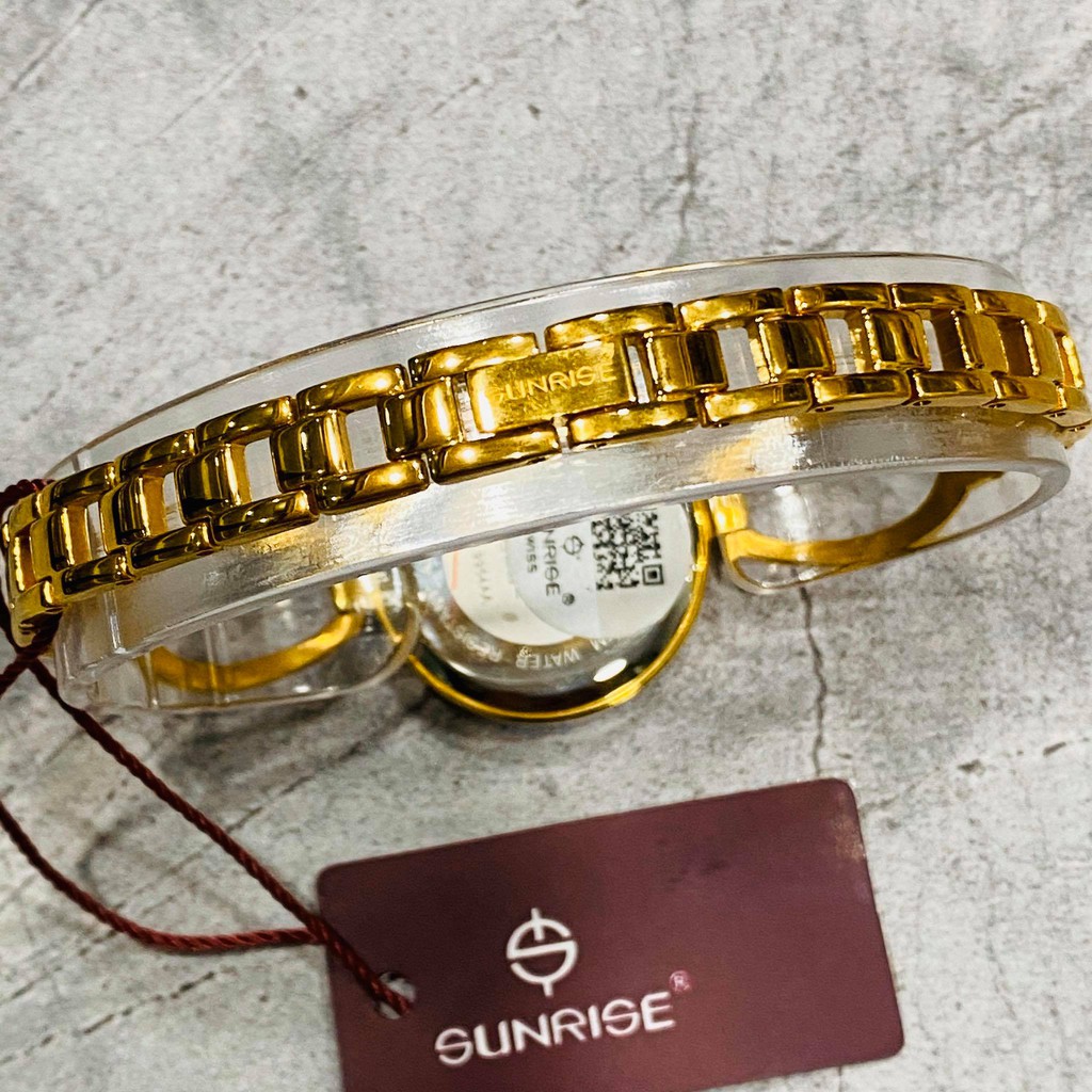 Đồng hồ Sunrise nữ chính hãng Nhật Bản L.9954.AA.G.D - kính saphire chống trầy - bảo