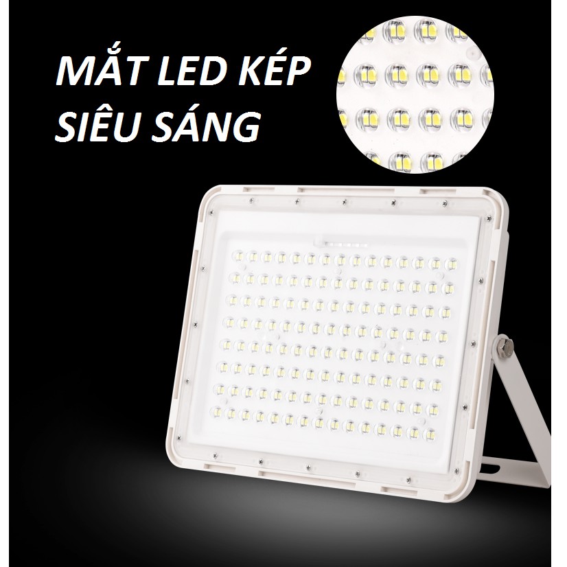 Đèn năng lượng mặt trời, đèn siêu sáng, độ sáng cao50,  100,150, 200W khung nhôm, chống nước bảo hành 2 năm